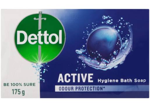 Dettol Active Bath Soap Bar 175g